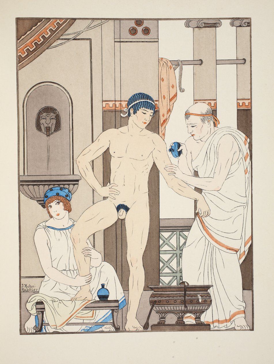 Massage, Illustration aus 
