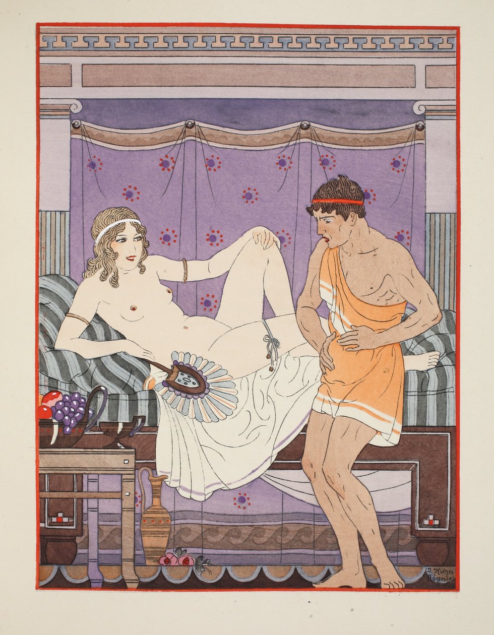 Magenschmerzen, Illustration aus 