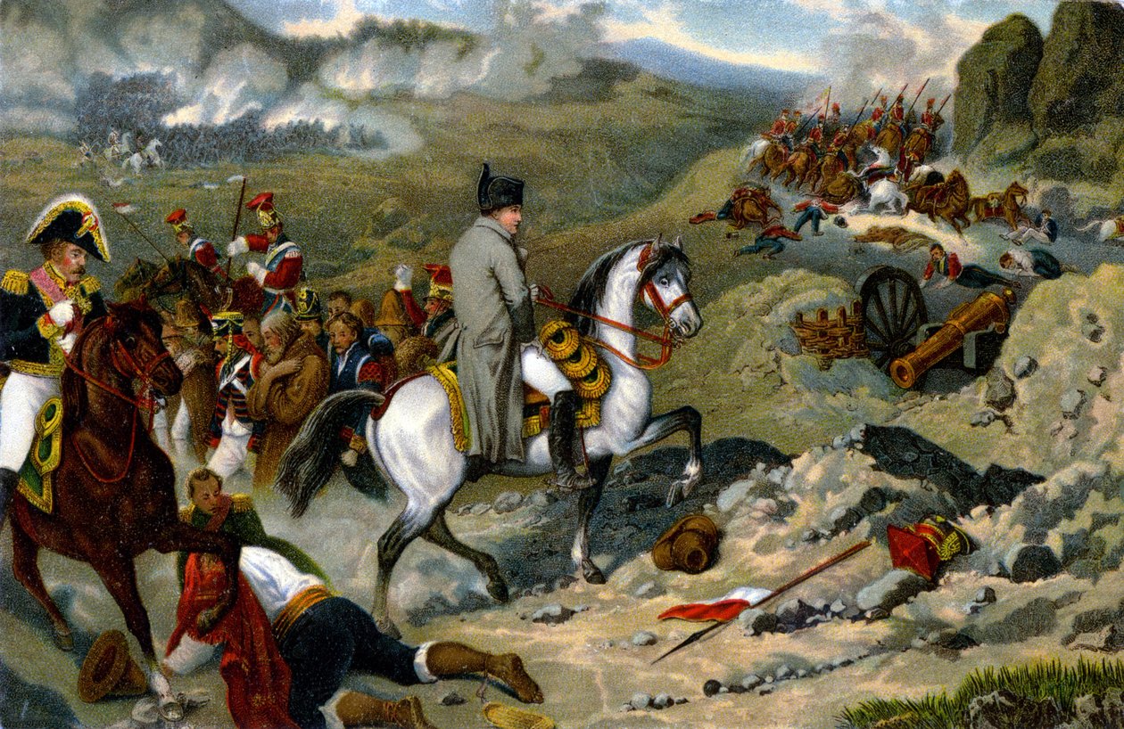 Schlacht von Somosierra von Joseph Louis Hippolyte (after) Bellange