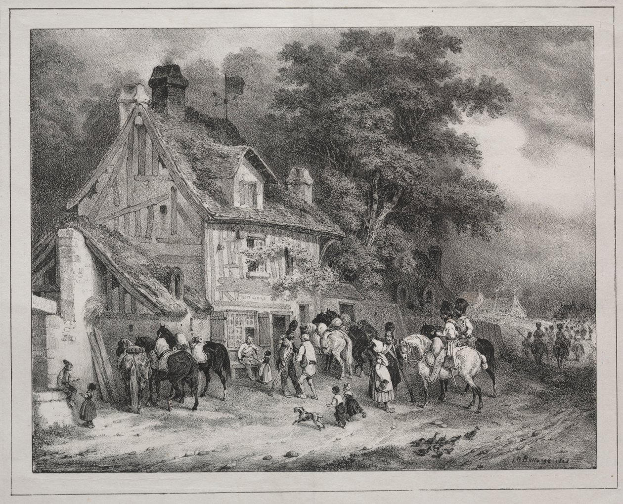 Album von 1829: Souvenir der Normandie, 1828 von Joseph Louis Hippolyte Bellange
