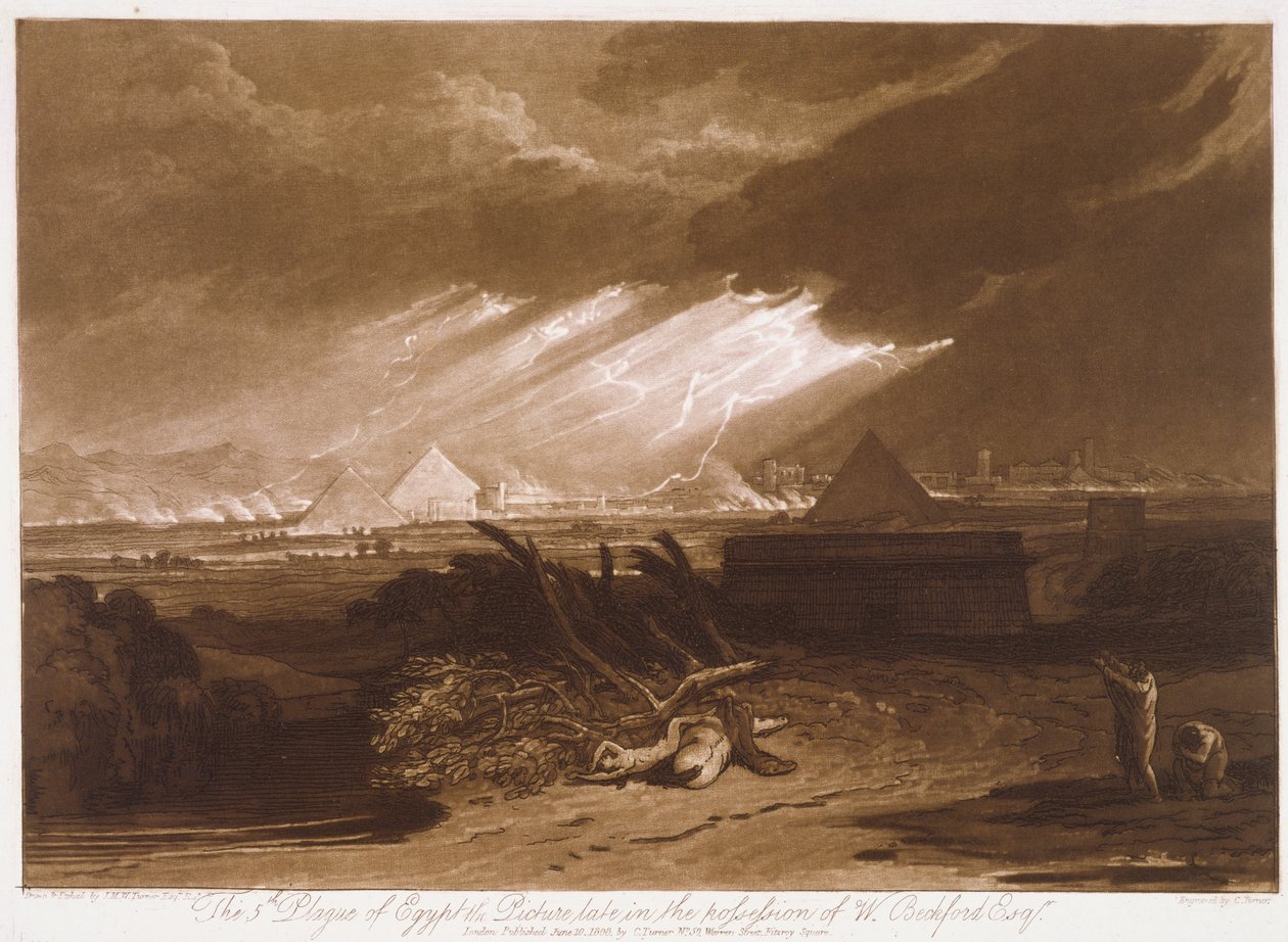 Die fünfte Plage Ägyptens, aus dem 