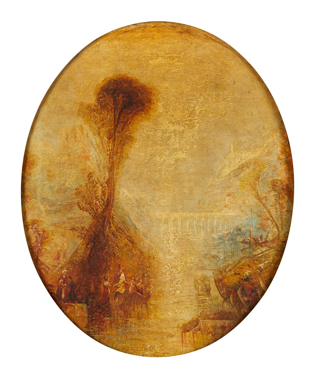 Klassische Landschaft mit Viadukt von Joseph Mallord William (follower of) Turner