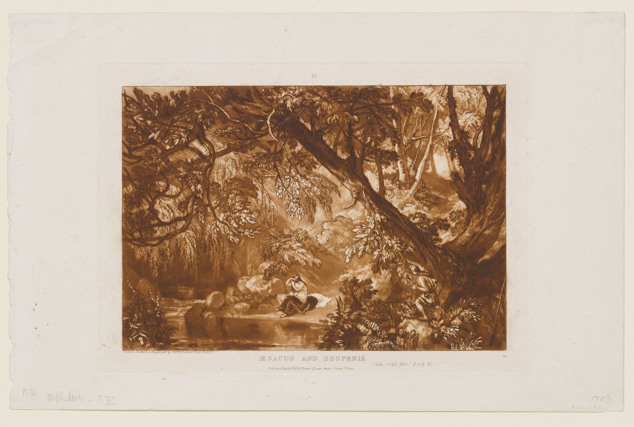 Äsacus und Hesperie von Joseph Mallord William Turner