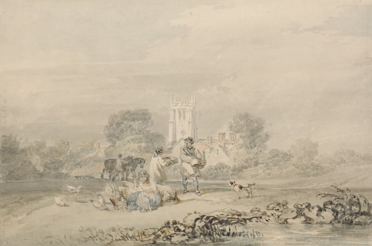 Herbstliche Aussaat des Getreides, c.1794 von Joseph Mallord William Turner