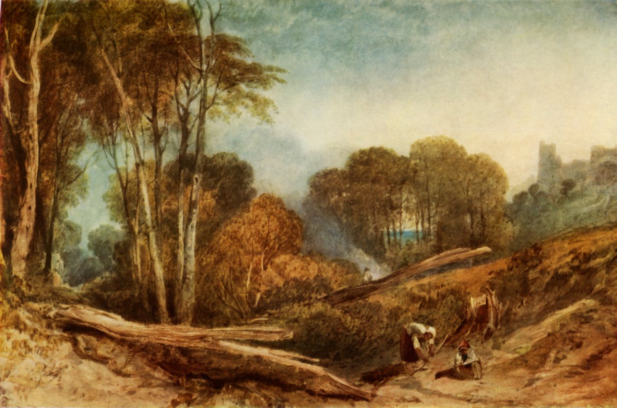 Beeston Castle, Cheshire, um 1839 von Joseph Mallord William Turner