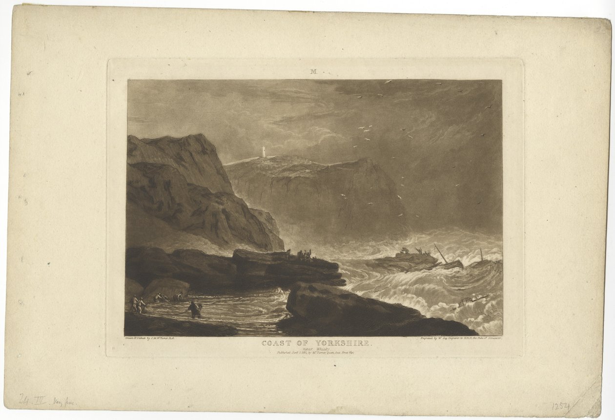 Küste von Yorkshire von Joseph Mallord William Turner
