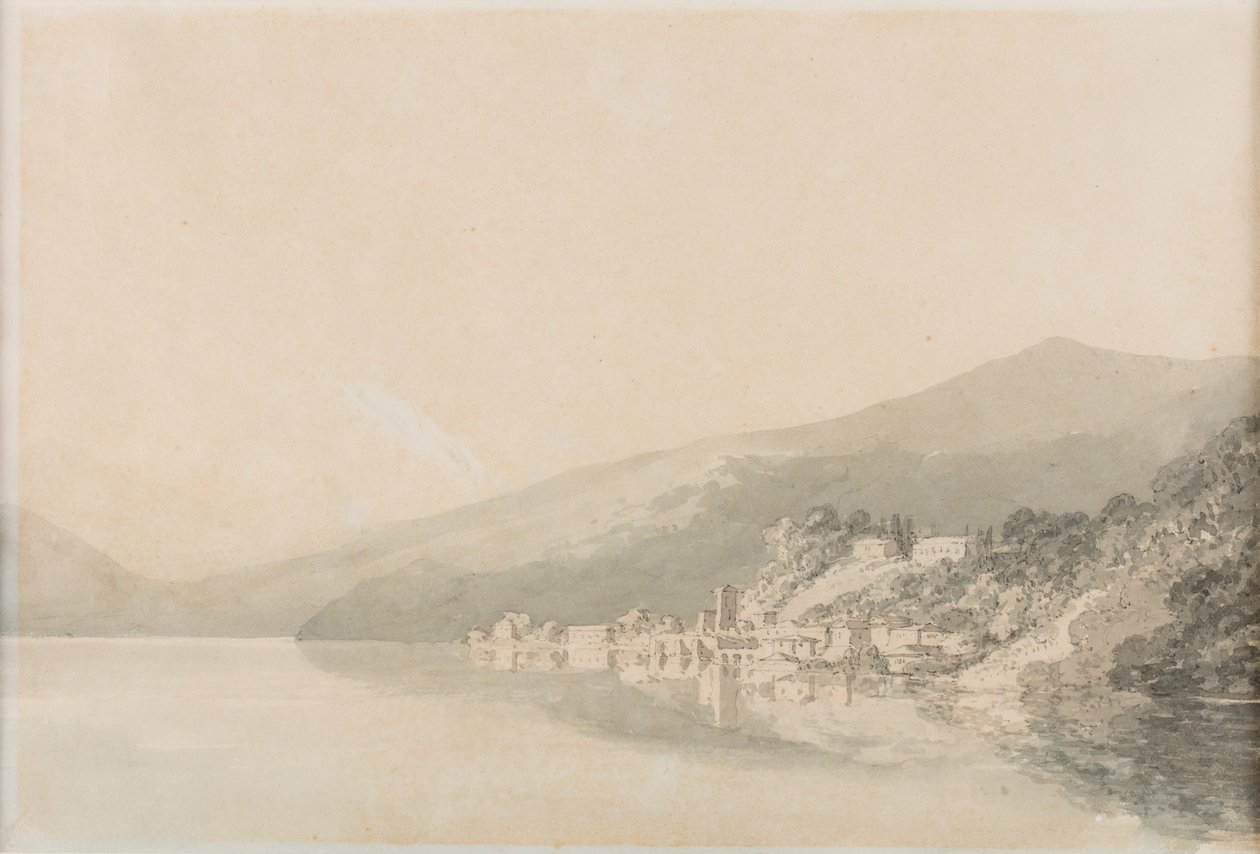 Kloster bei Villa Giulia, Comer See, Datum unbekannt von Joseph Mallord William Turner
