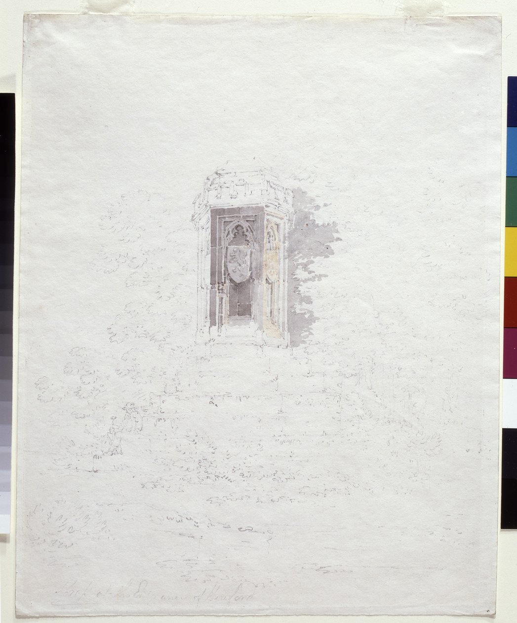 Kreuz am Eingang zu Hereford von Joseph Mallord William Turner