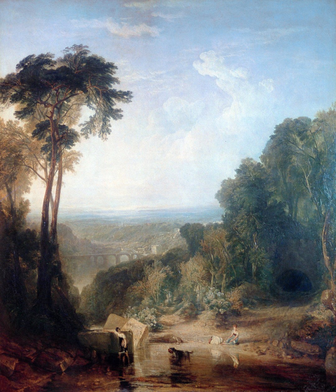 Überquerung des Baches, um 1815 von Joseph Mallord William Turner