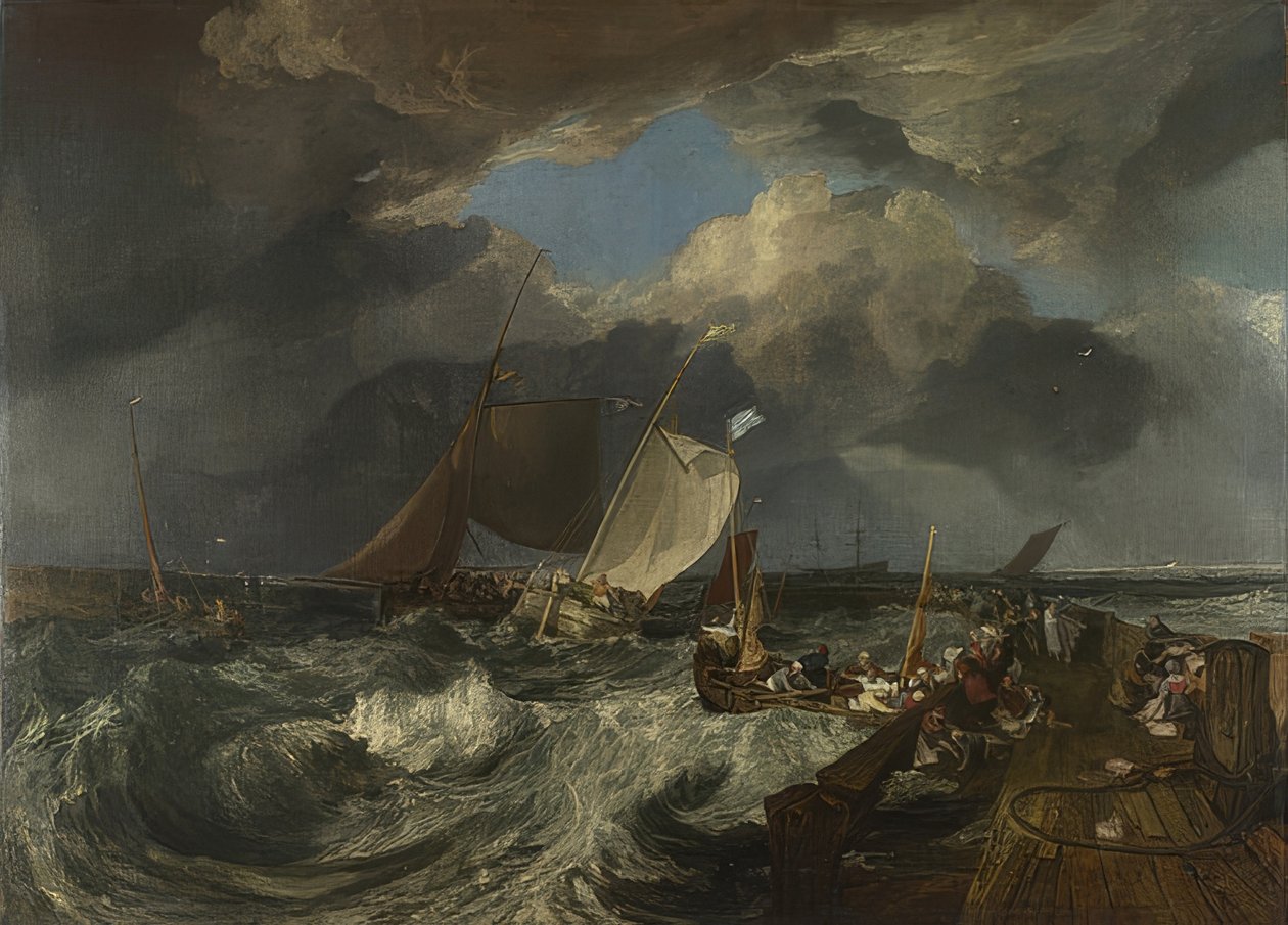 Die Mole von Calais. 1803 von Joseph Mallord William Turner