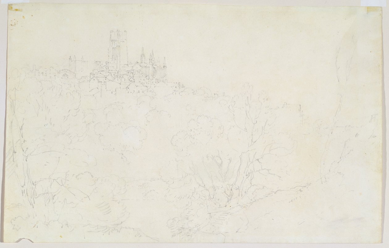 Durham, ca. 1801 von Joseph Mallord William Turner