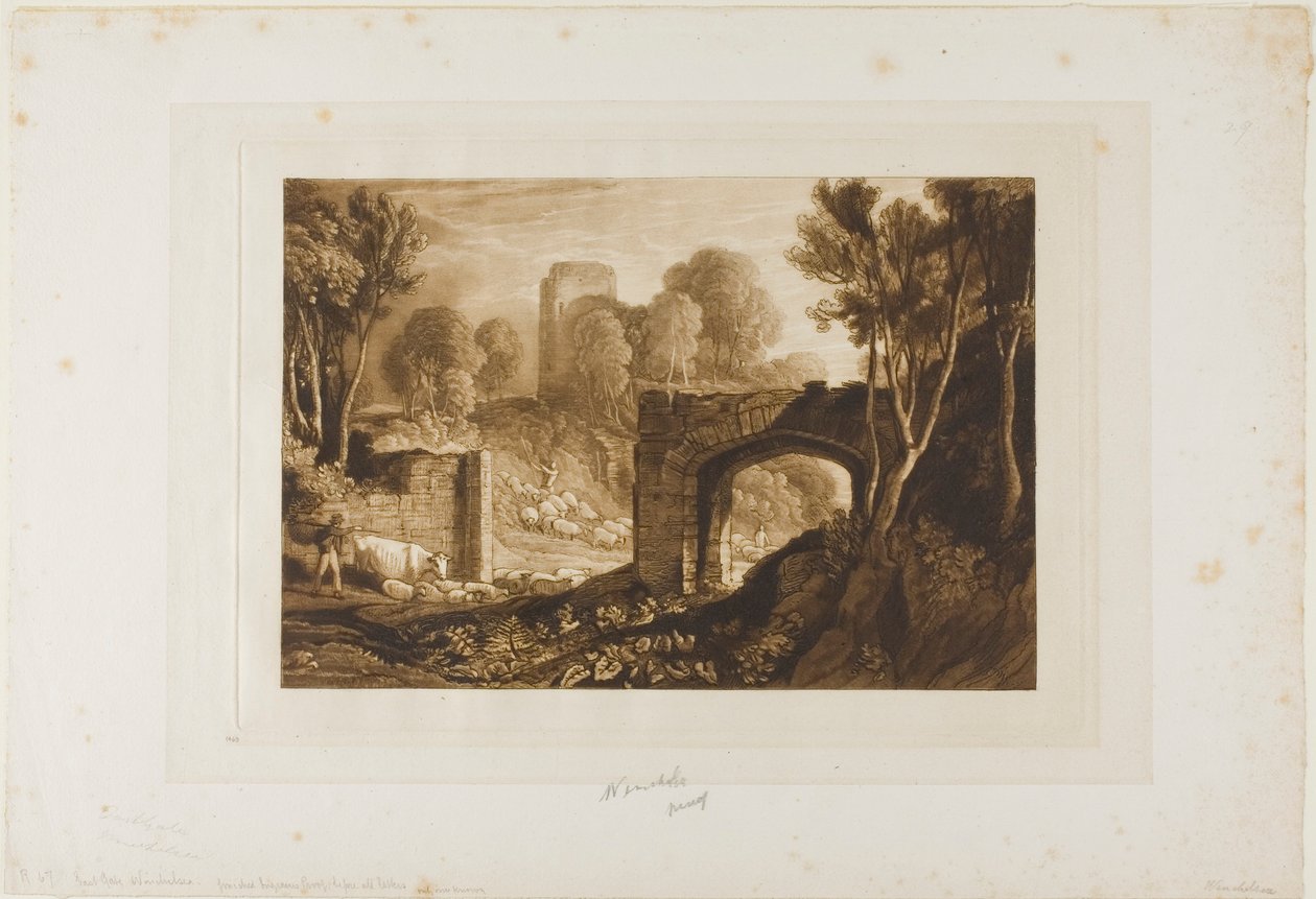 Osttor, Winchelsea, Platte 67 aus Liber Studiorum von Joseph Mallord William Turner
