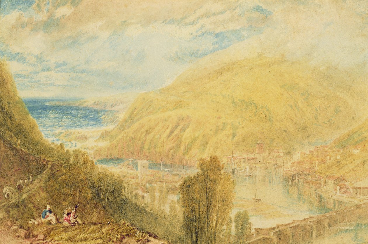 Ost- und West-Looe, Cornwall, ca. 1816 von Joseph Mallord William Turner