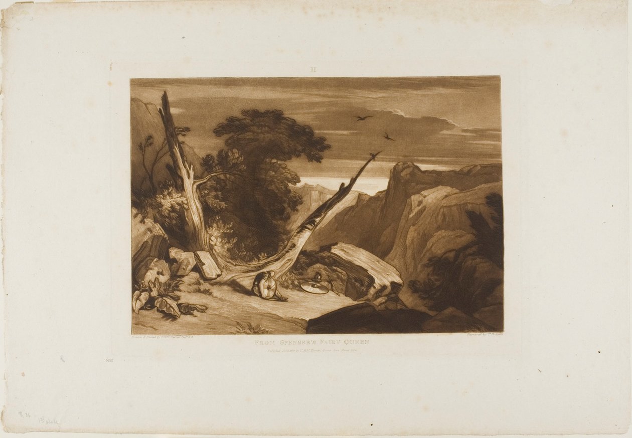Aus Spensers Fairy Queen, Tafel 36 aus Liber Studiorum von Joseph Mallord William Turner