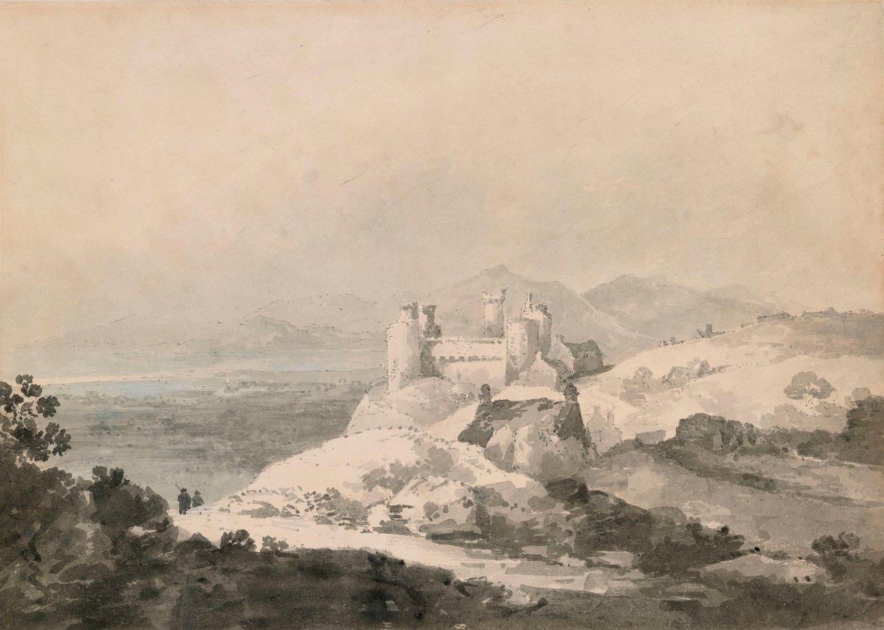 Harlech Castle, Wales, von Süden von Joseph Mallord William Turner