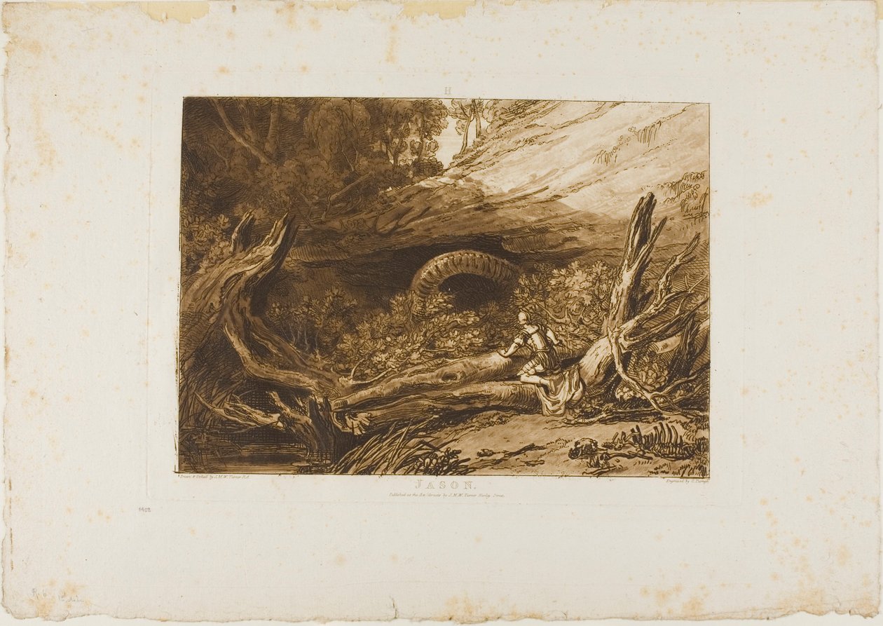 Jason, Platte 6 aus Liber Studiorum von Joseph Mallord William Turner