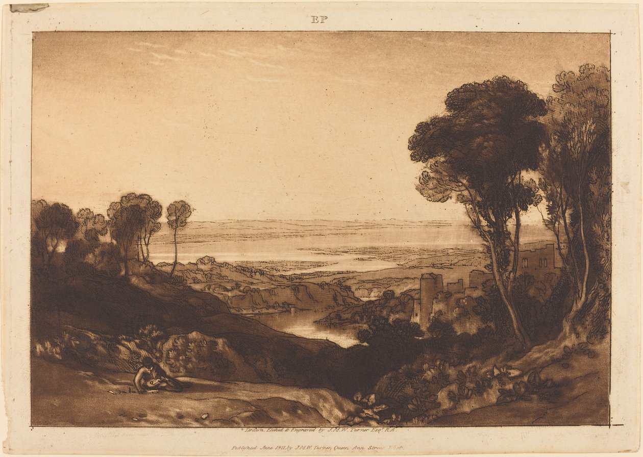Zusammenfluss von Severn und Wye von Joseph Mallord William Turner