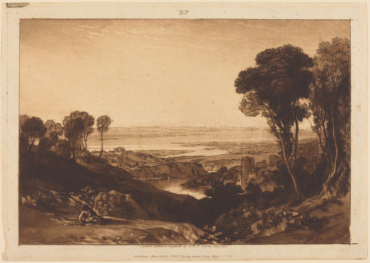 Zusammenfluss von Severn und Wye von Joseph Mallord William Turner
