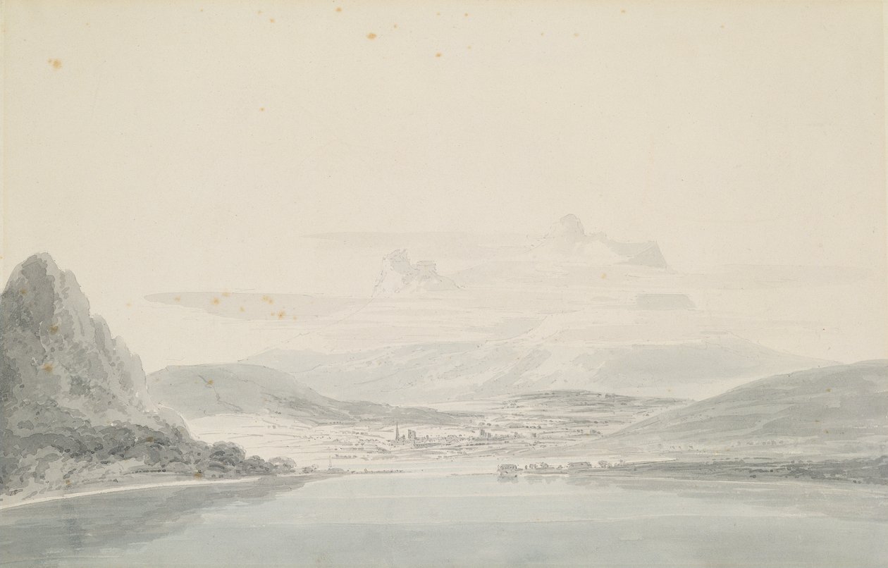 Landschaft, nach John Robert Cozens von Joseph Mallord William Turner