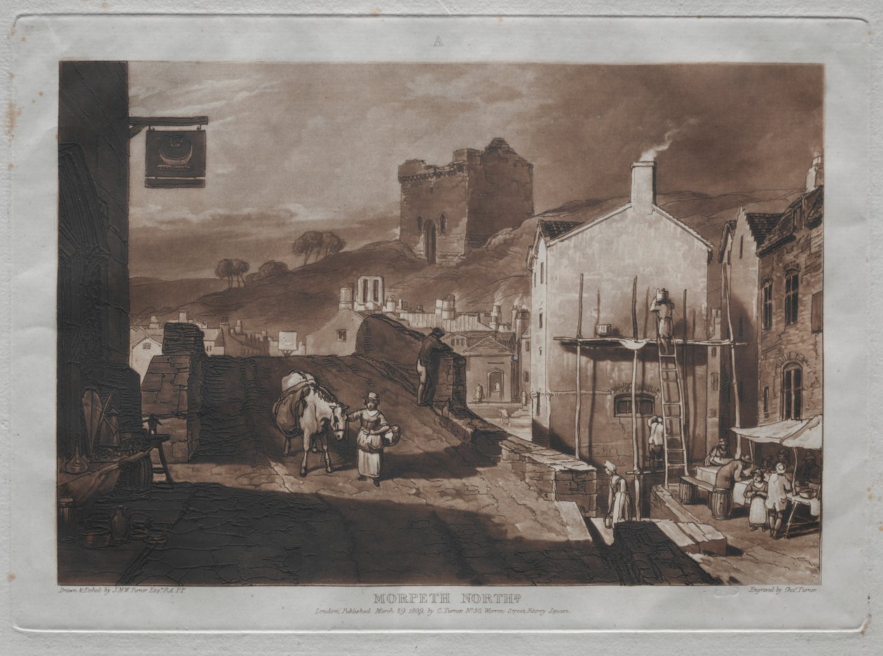 Liber Studiorum: Morpeth Nord von Joseph Mallord William Turner