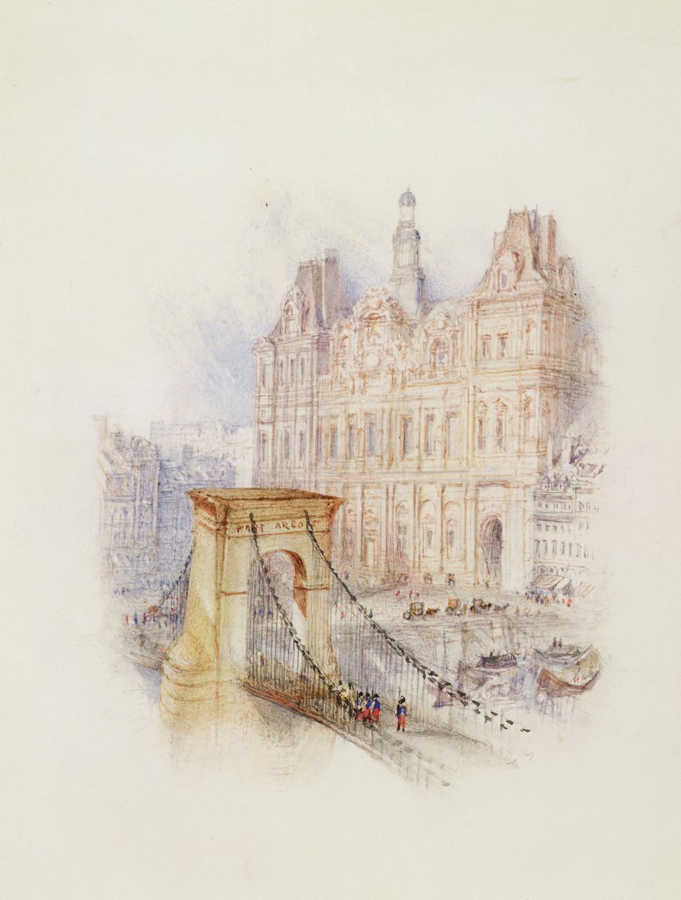 Paris: Hôtel de Ville von Joseph Mallord William Turner