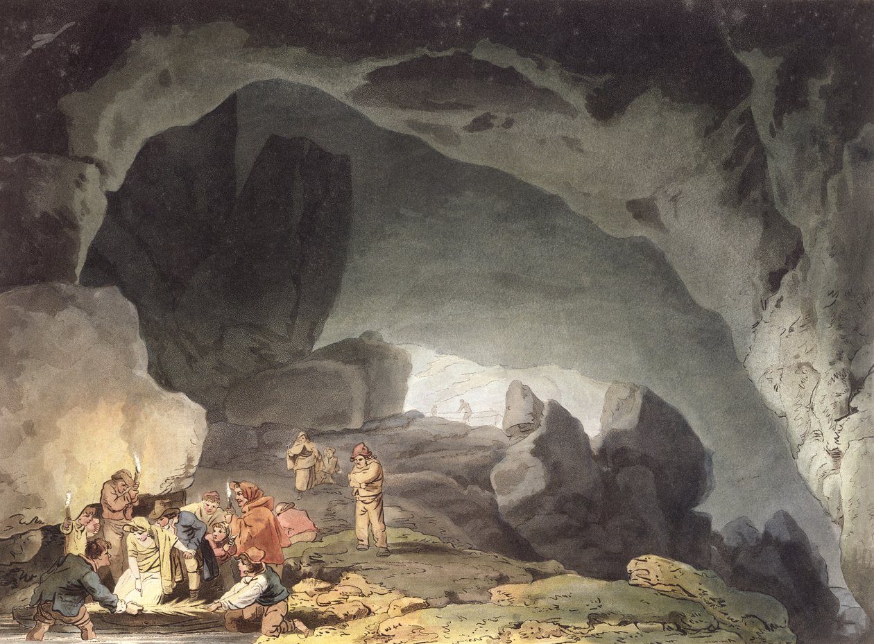 Peaks Hole, Derbyshire von Joseph Mallord William Turner