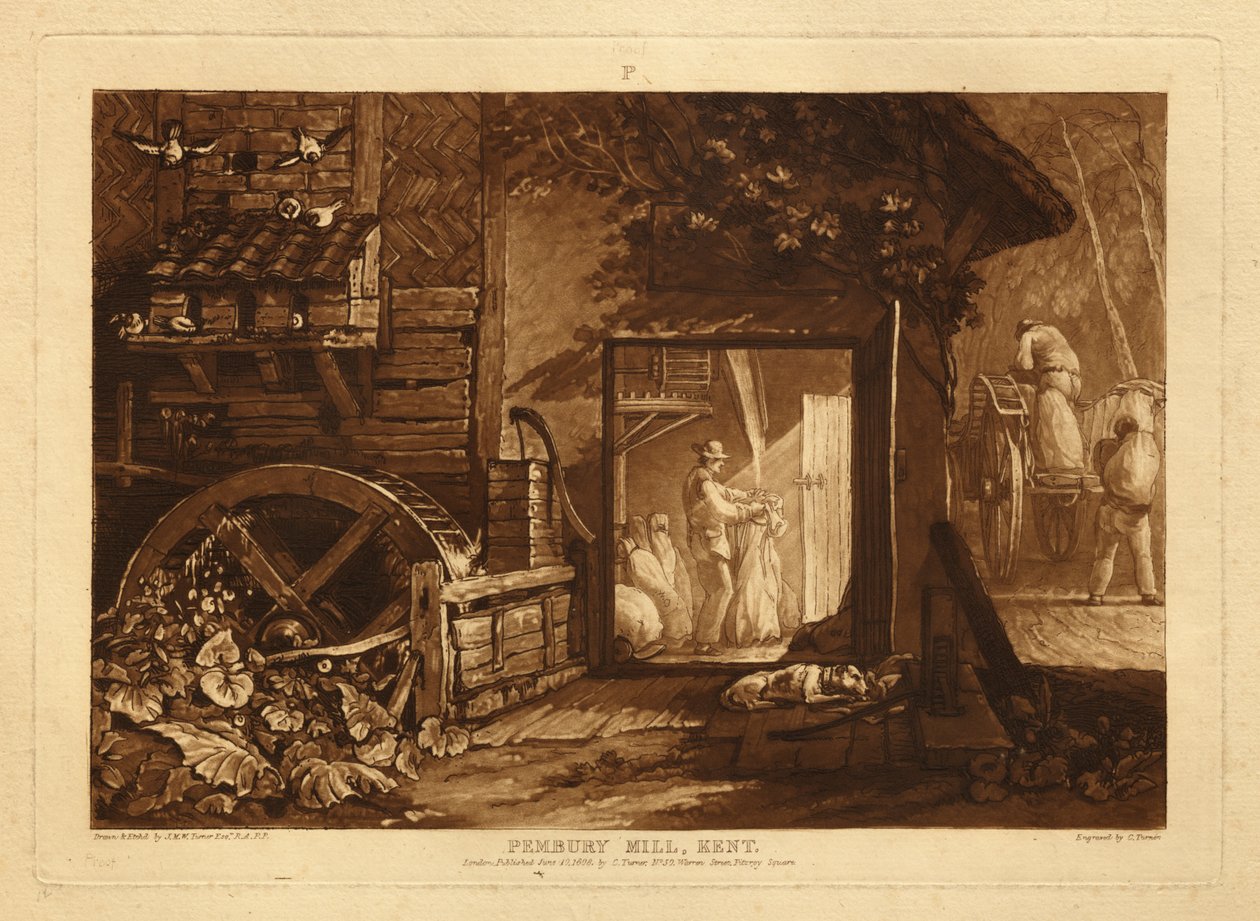 Pembury Mühle, Kent von Joseph Mallord William Turner