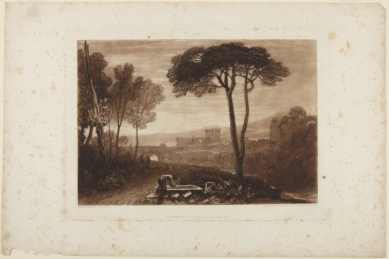 Szene in der Campagna von Joseph Mallord William Turner
