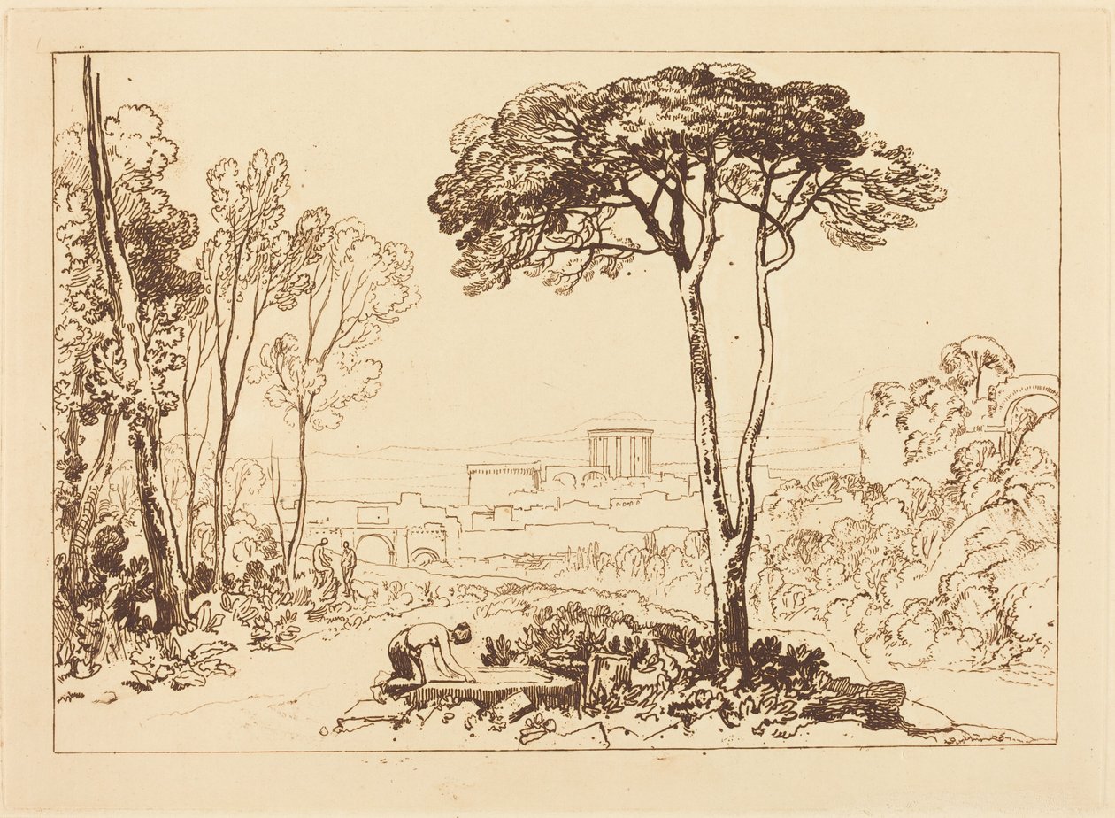 Szene in der Campagna von Joseph Mallord William Turner