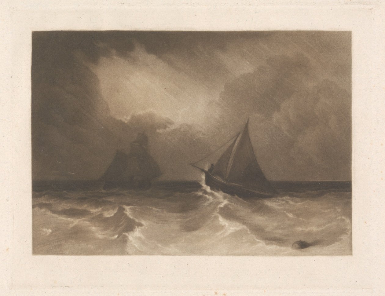 Schiff und Kutter von Joseph Mallord William Turner