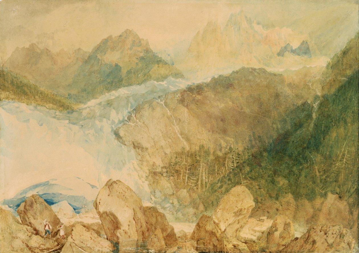 Quelle des Arveiron, ca. 1806 von Joseph Mallord William Turner