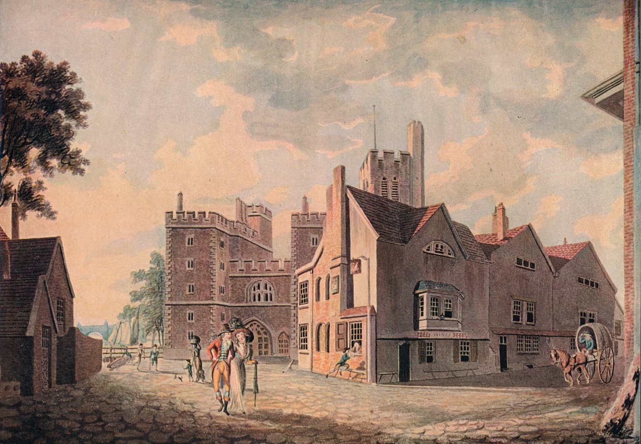 Der Palast des Erzbischofs, Lambeth, 1909 von Joseph Mallord William Turner