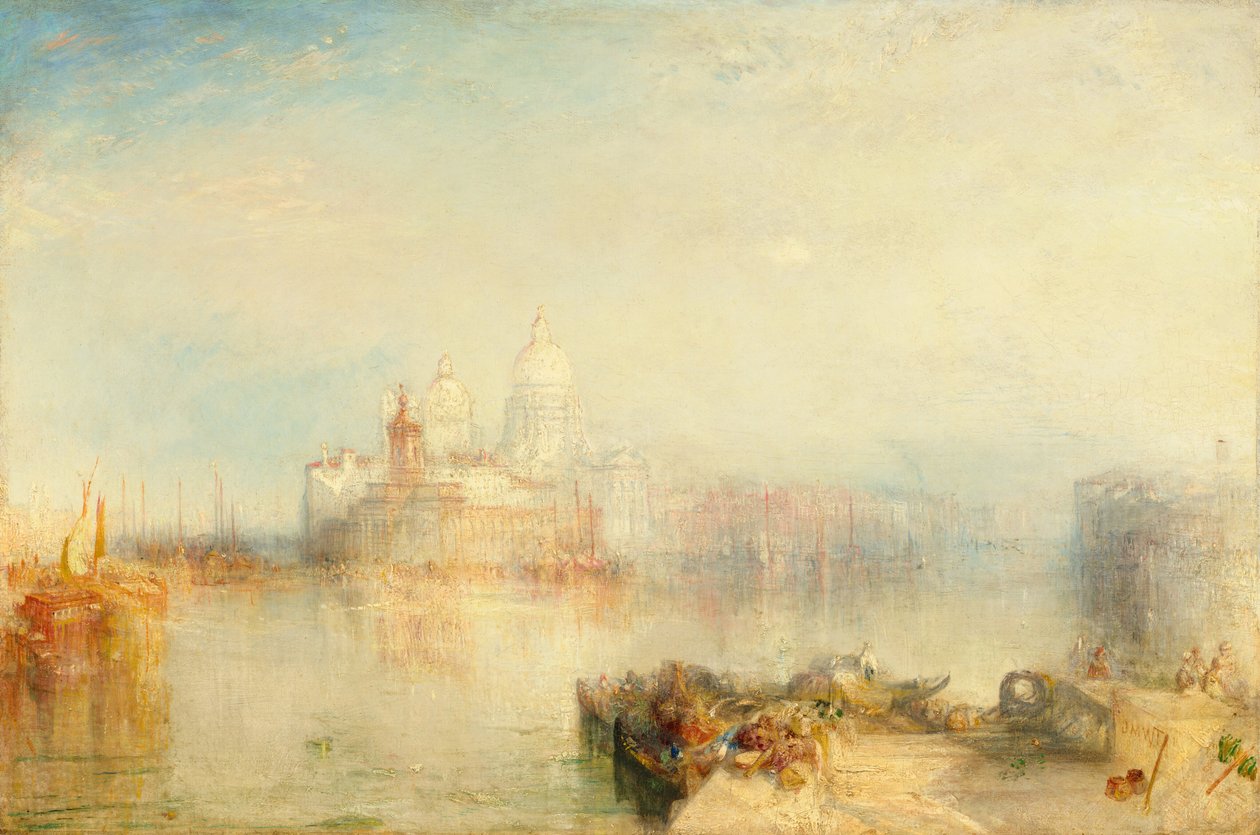 Die Dogana und Santa Maria della Salute, Venedig von Joseph Mallord William Turner