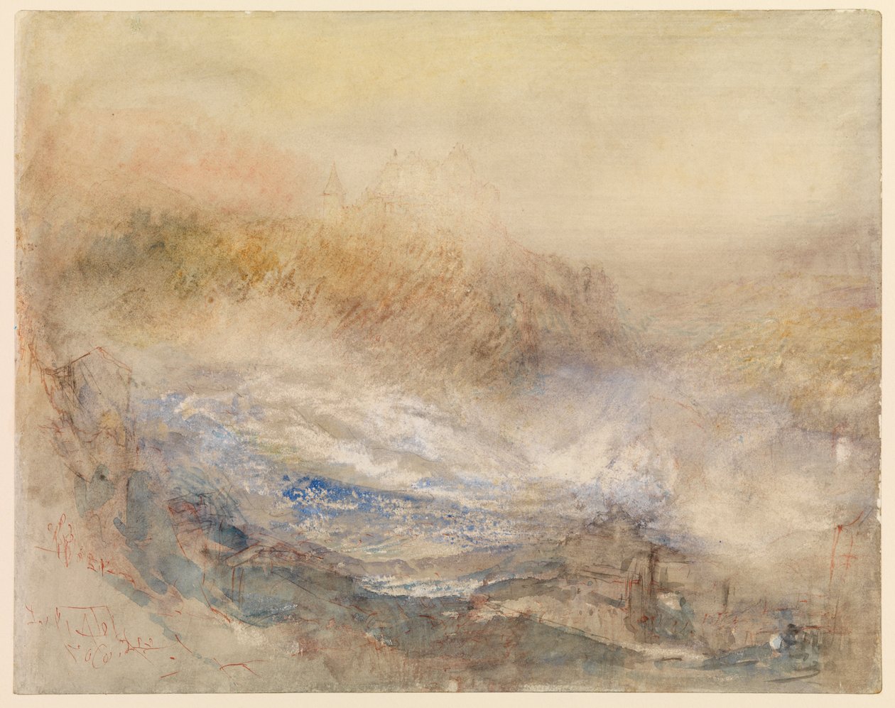 Die Rheinfall bei Schaffhausen von Joseph Mallord William Turner