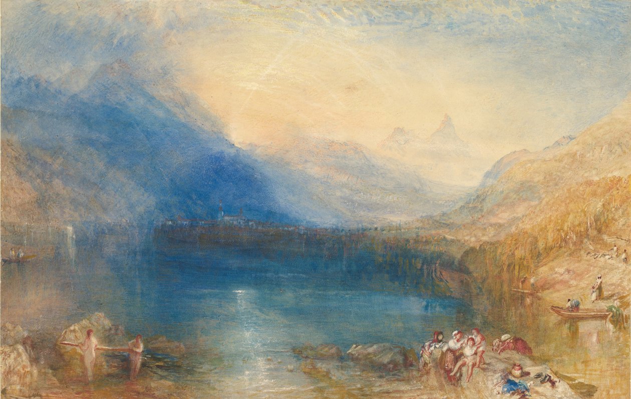 Der Zugersee, 1843 von Joseph Mallord William Turner