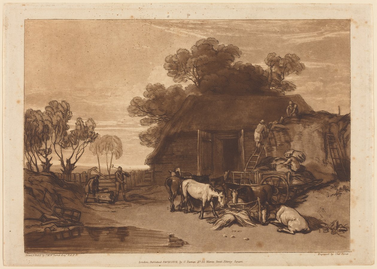 Der Strohhof von Joseph Mallord William Turner