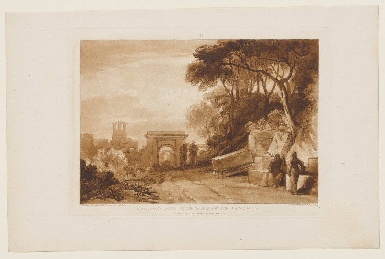 Die Frau von Samaria von Joseph Mallord William Turner