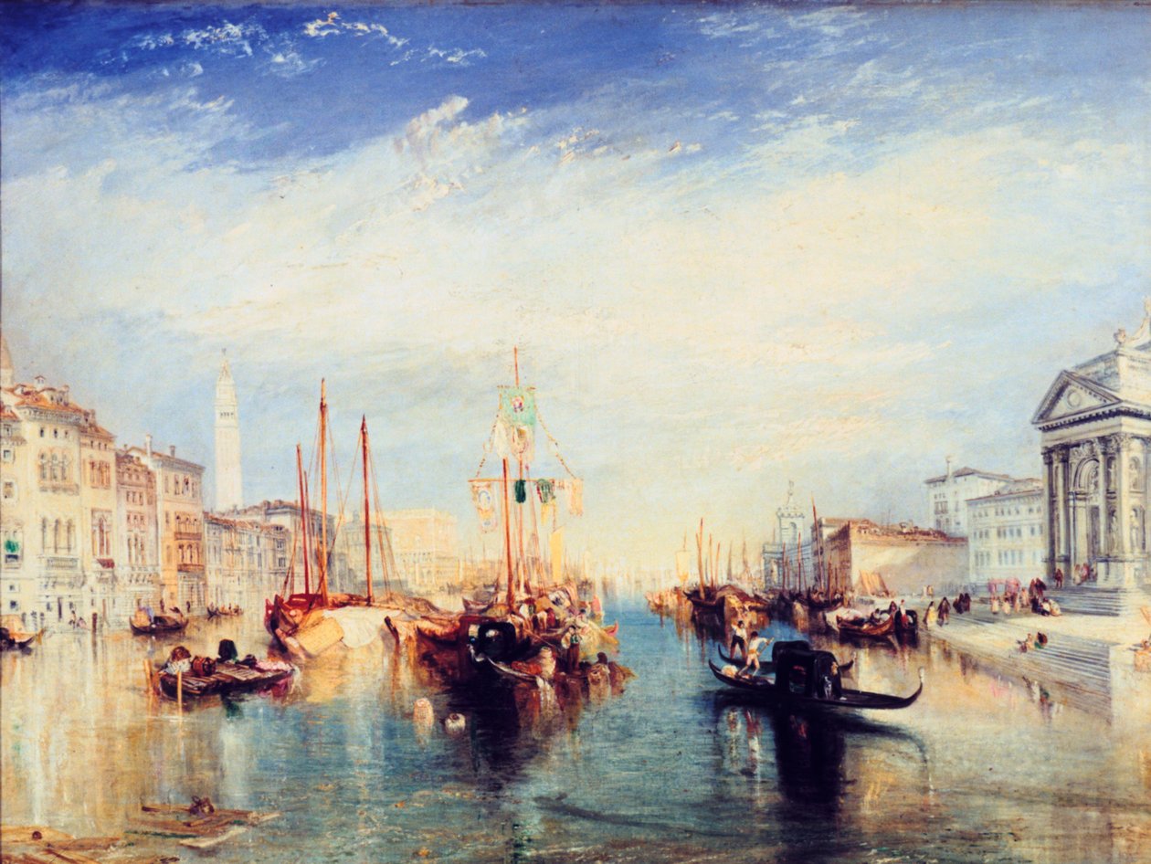 Venedig, von der Veranda der Madonna della Salute, ca. 1835 von Joseph Mallord William Turner
