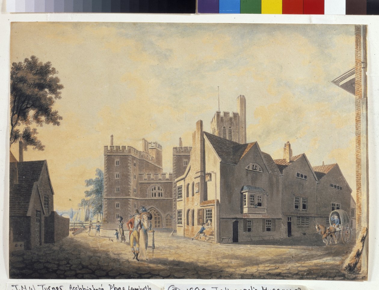 Ansicht des Erzbischöflichen Palastes, Lambeth von Joseph Mallord William Turner