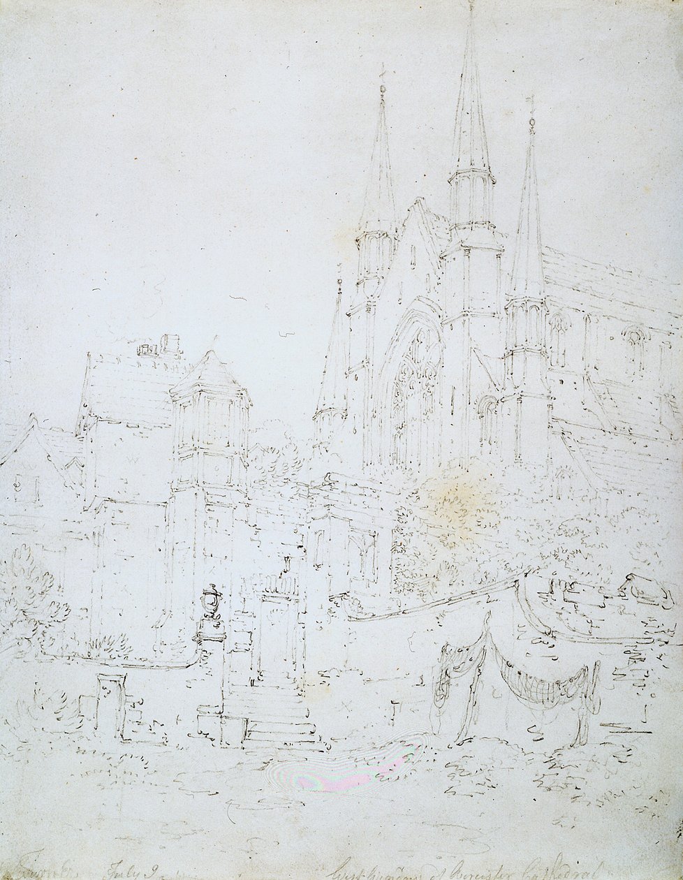 Westfenster, Worcester Cathedral von Joseph Mallord William Turner