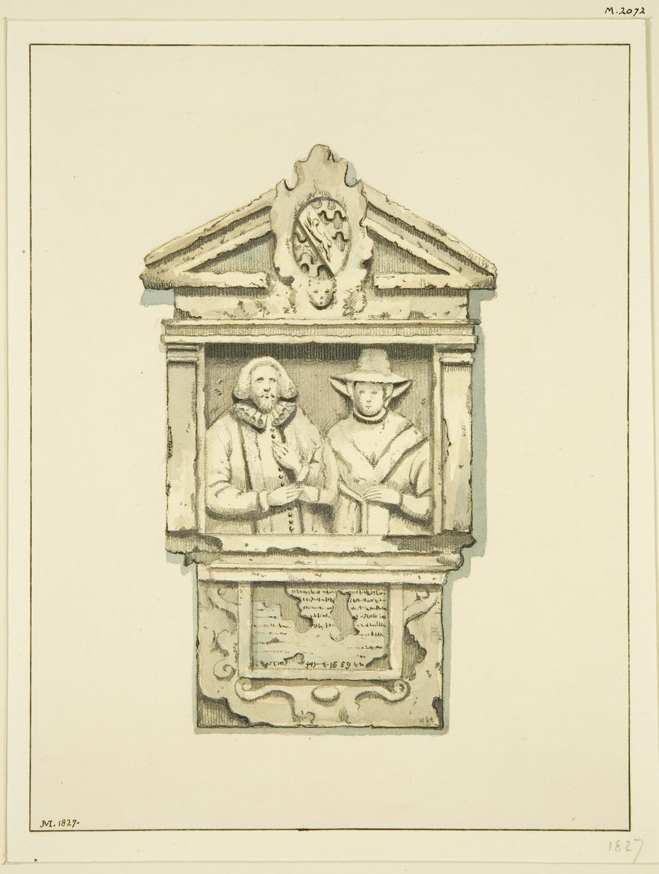 Denkmal auf dem Kirchhof der St. Thomas-Kirche von Joseph Manning