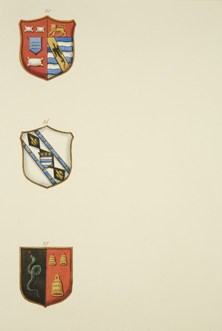 Monumentale Wappen in der St. Augustinus Kirche von Joseph Manning