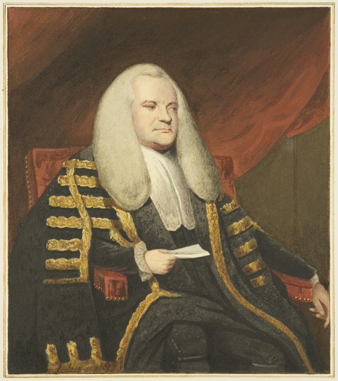 Porträt im Mansion House, Queen Square, von Lord Ashburton von Joseph Manning