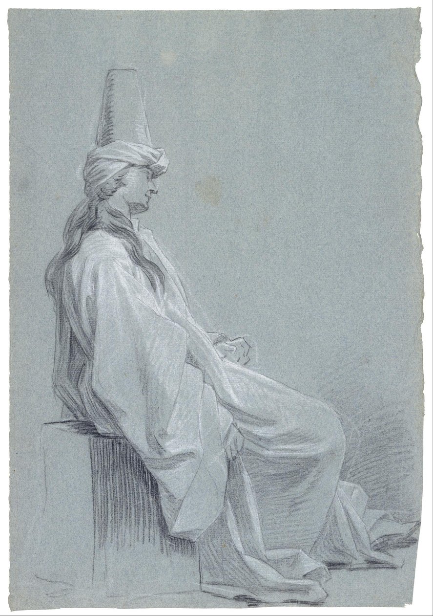 Ein junger Mann in orientalischem Kostüm von Joseph Marie Vien
