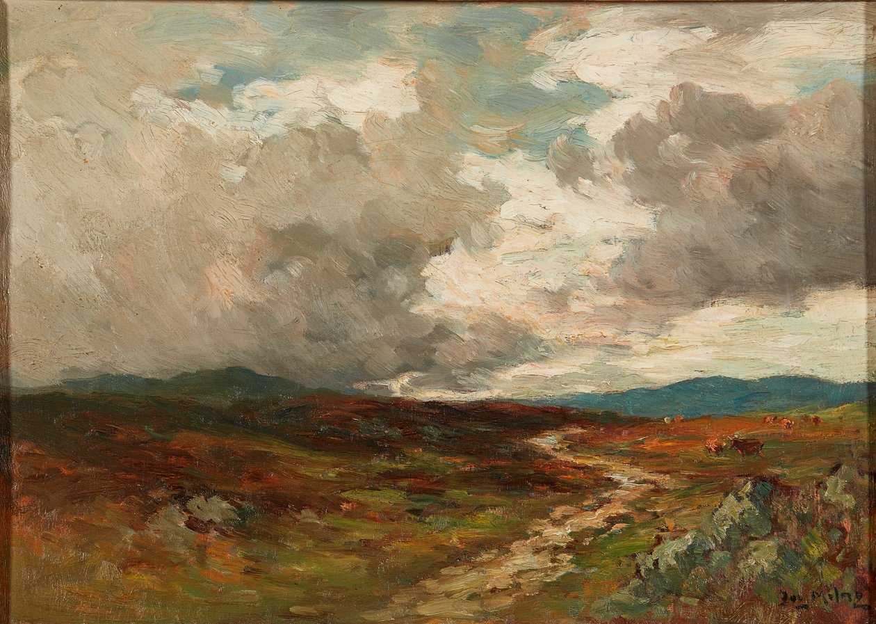 Sturmwolken über den Hügeln von Joseph Milne