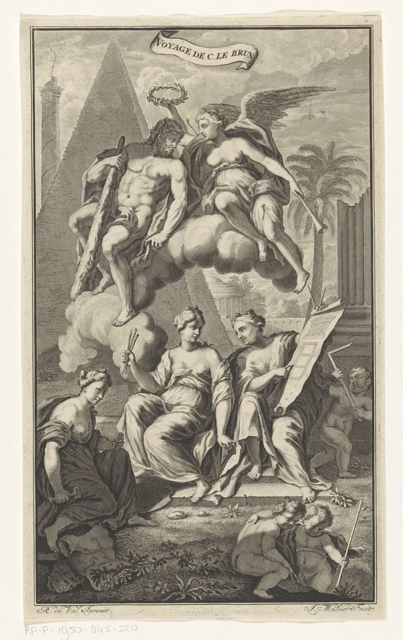 Herkules gekrönt von Victoria von Joseph Mulder