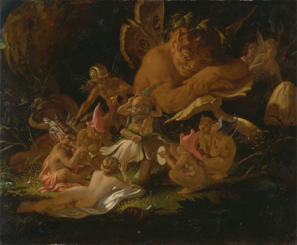 Puck und Feen, aus "Ein Sommernachtstraum" von Joseph Noel Paton