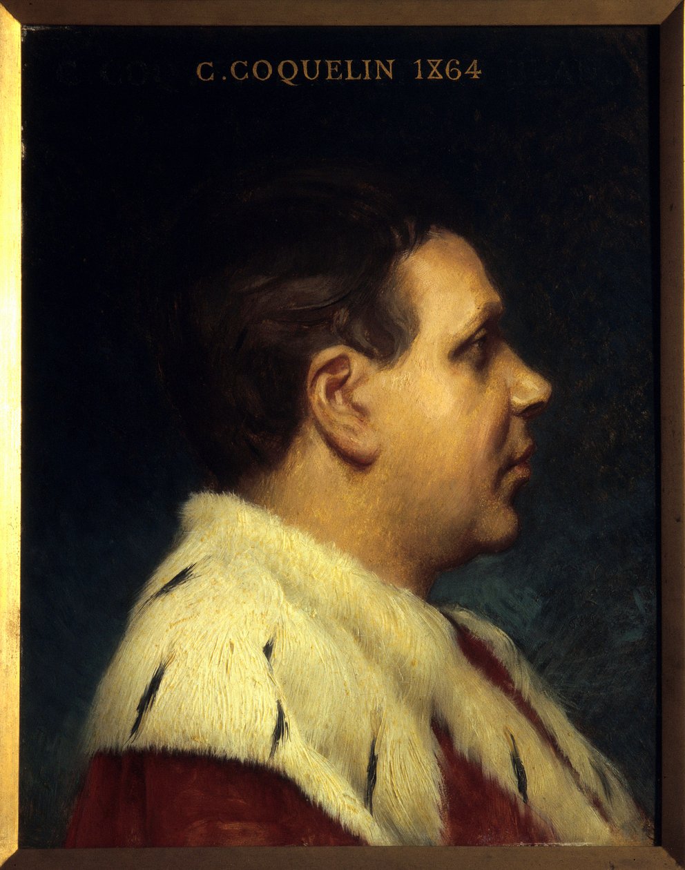 Porträt von Constant Poppy (1841-1904). Gemälde von Joseph Paul Blanc (1846-1904) von Joseph Paul Blanc