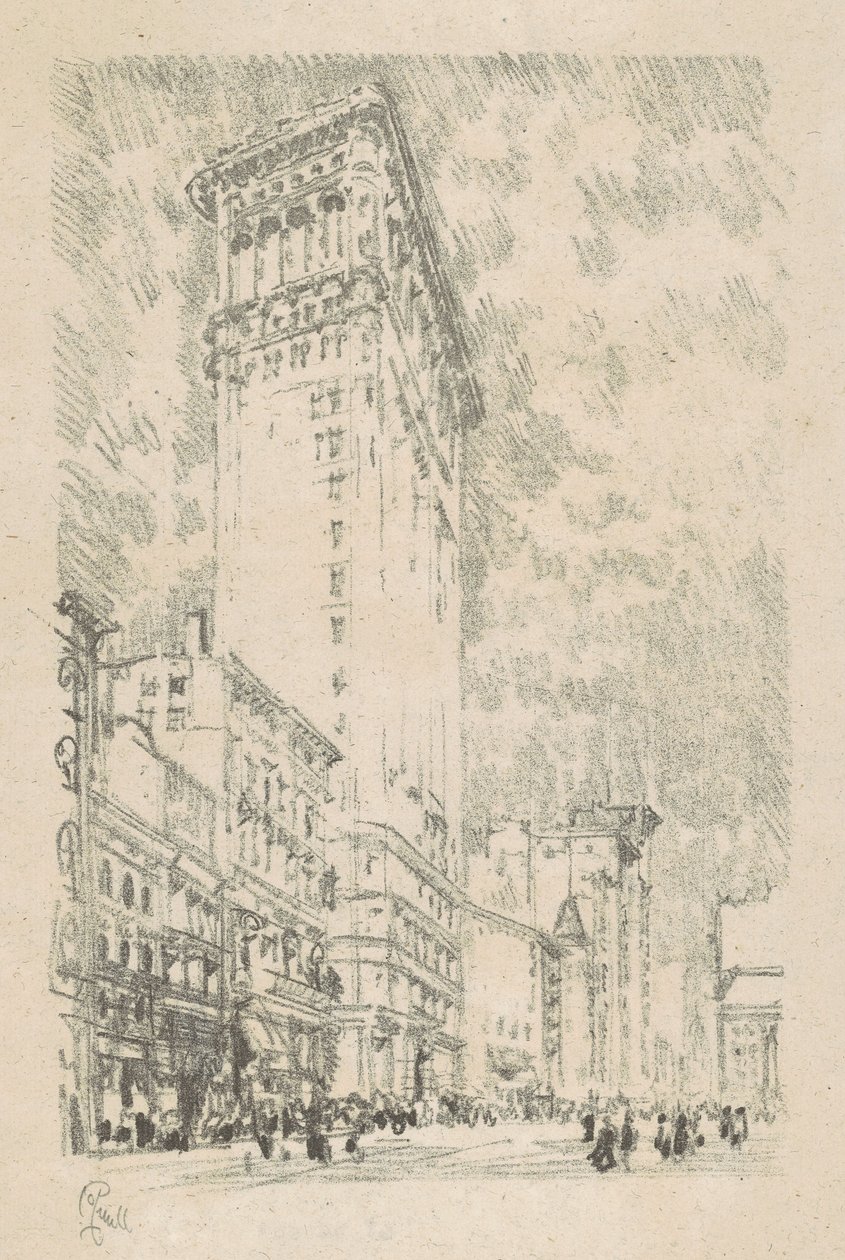 Flatiron-Gebäude, 1904 von Joseph Pennell