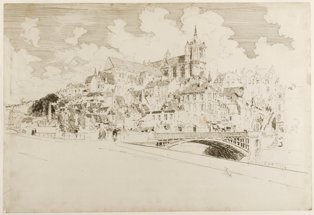 Le Mans von Joseph Pennell
